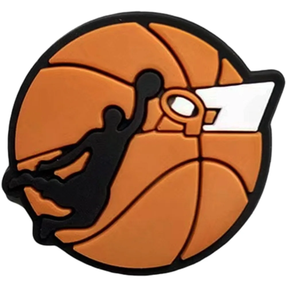 Basketball PVC Schuhschnalle Herz Krone Designer Schuhe Charms Zubehör Clogs Dekorationen Clips Unisex Geschenkbevorzugung – Detail 26