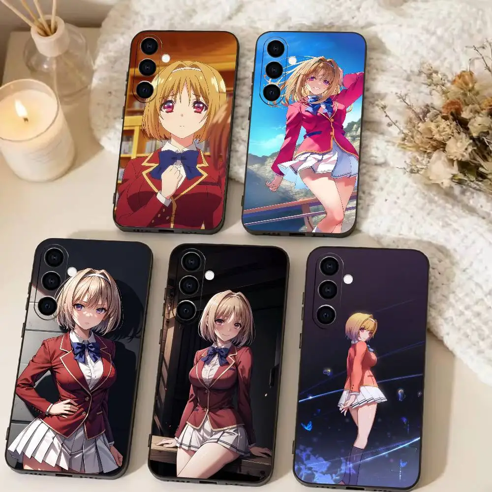 Classroom Kushida Kikyo  Phone Case For Samsung Galaxy A73,A72,A71,A70,A53,A52,A51,Others Soft Black Cover