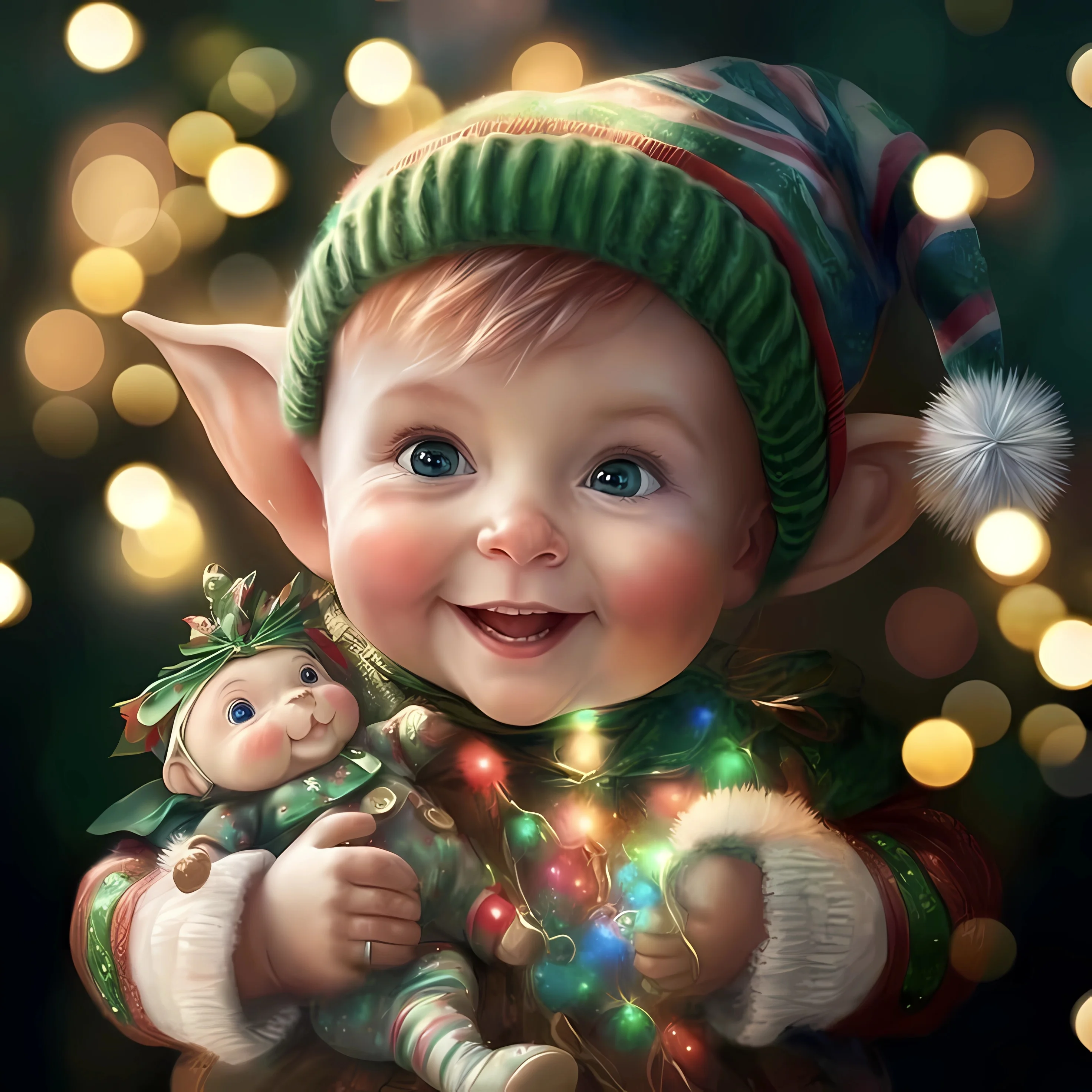 Christmas Elf Stickers Crafts And Scrapbooking stickers kids toys book Decorative sticker DIY Stationery