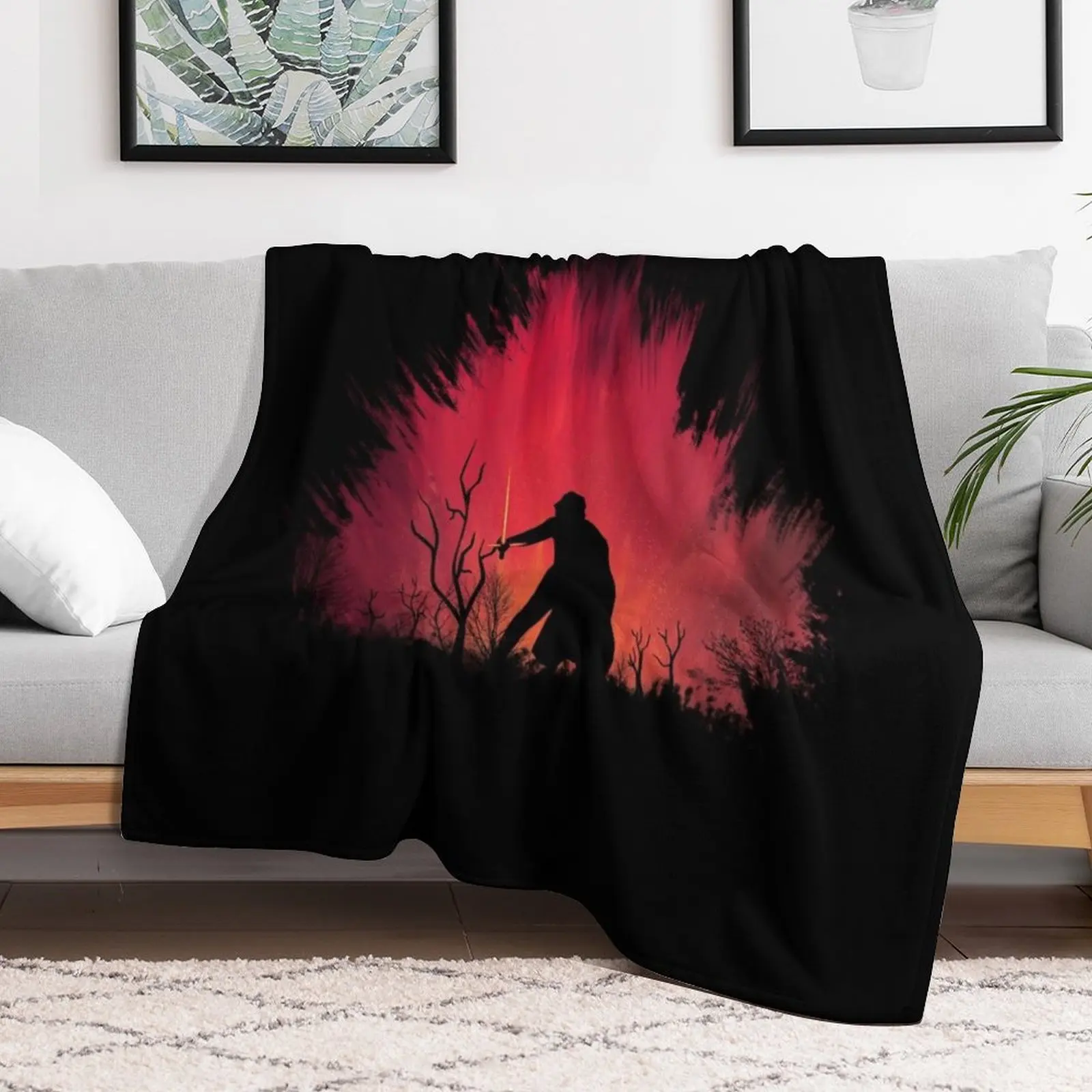 

Kylo Mustafar Throw Blanket Luxury Thicken For Sofa Thin Retros Blankets