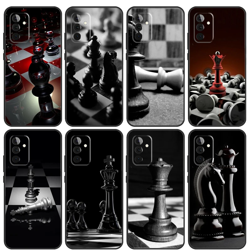 Chess Pieces For Samsung Galaxy A34 A54 A14 A24 A72 A52 A32 A22 A12 A51 A71 A13 A23 A33 A53 Phone Case