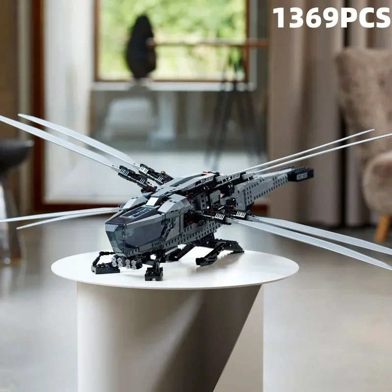1369PCS Ornithopter Dune Compatible Helicopter Quality Building Blocks Bricks Toy Assembly Model For Children Kids Birthday Gift