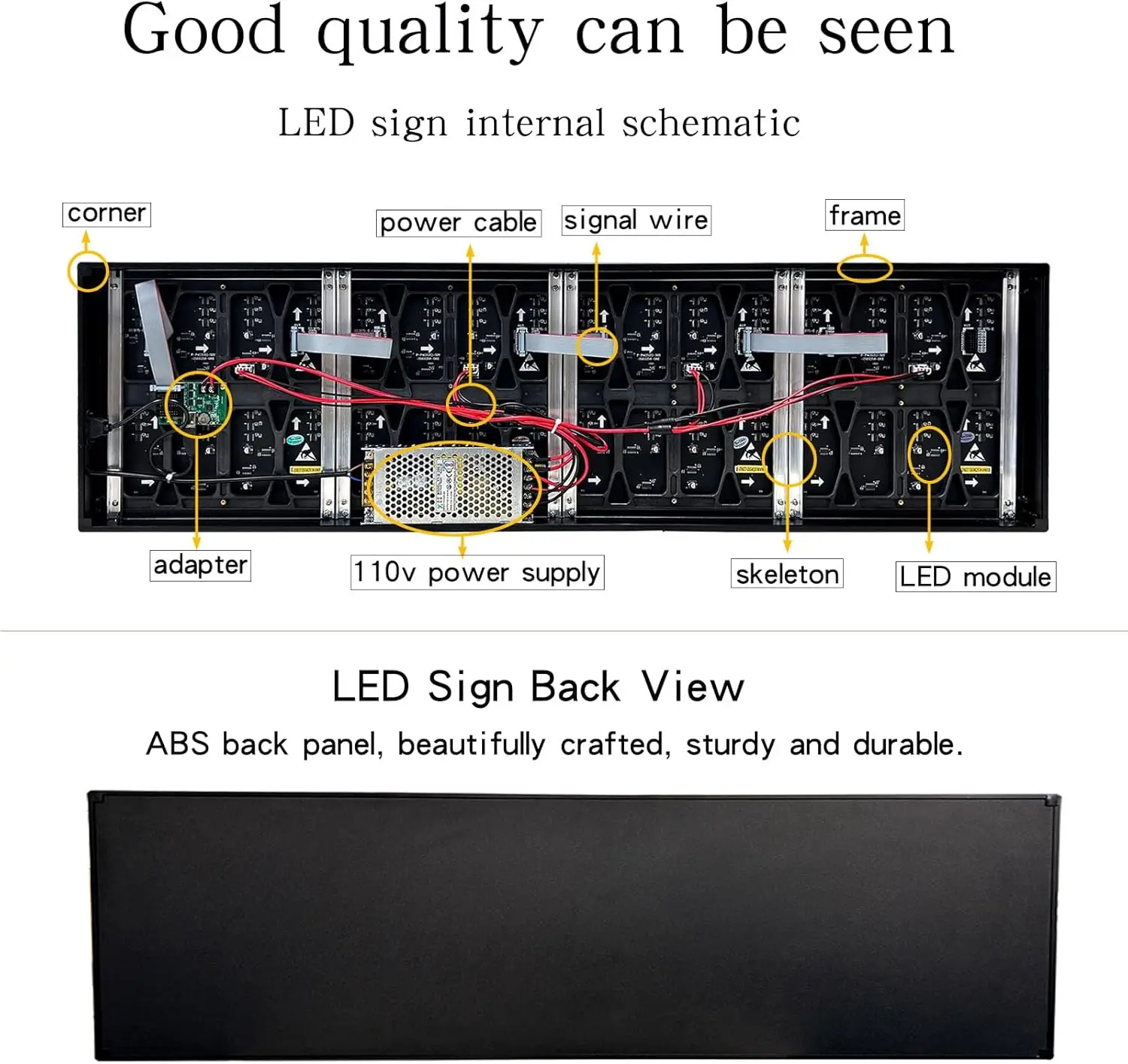 Display LED ao ar livre P3 programável 40 * 18 polegadas tela de publicidade colorida texto rolagem outdoor