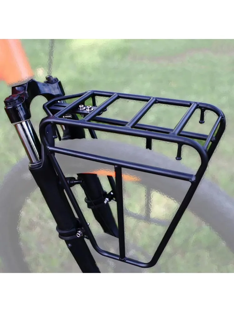 AliExpress NONE 1pcs Bicycle Cycle Front Rack Heavy Duty Steel Cycling Front Bracket Luggage Shelf Cargo Rack Mountain Bike Front Rack