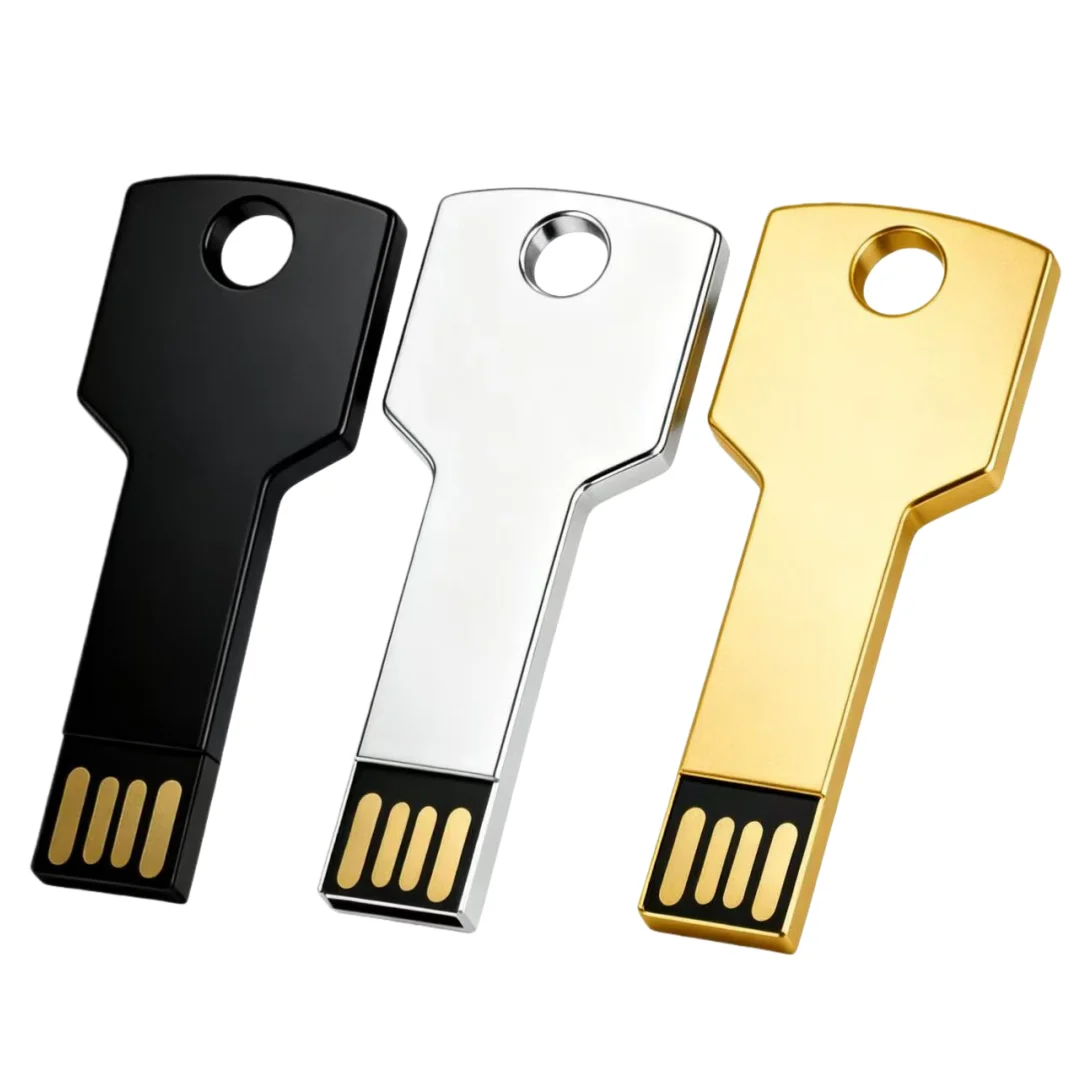 

Custom LOGO 5 pcs/lot New Metal KEY USB Memory Flash Pen drive