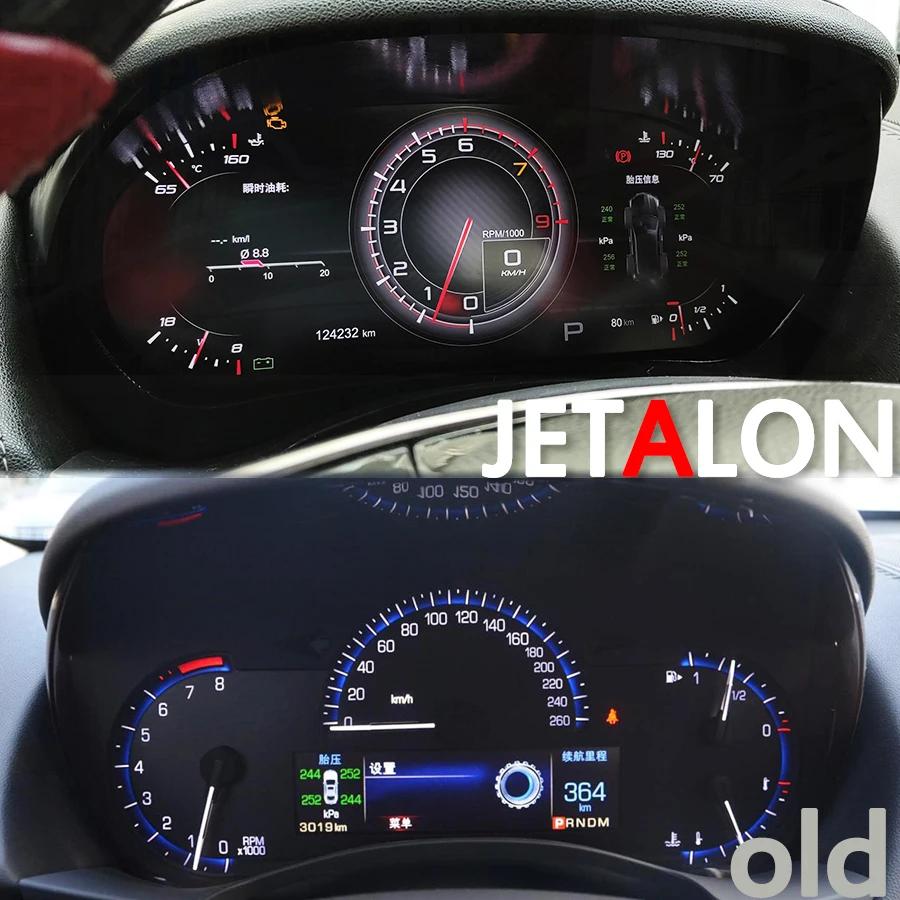 12.3inch Dashboard For Cadillac ATS 2014 - 2017 Car Digital Carplay Speedometer Instrument with HUD Display Smart Cluster LCD