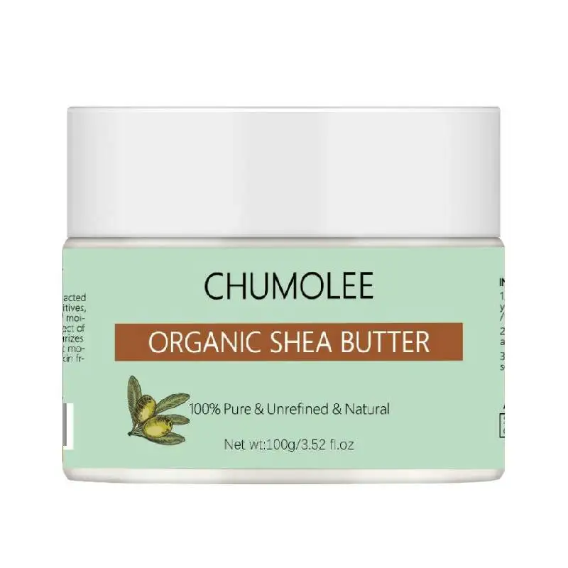 CHUMOLEE Organic Shea Butter Oil 100g Unrefined, Moisturizing Nourishing Softening Body Oil Skin Streaming Products