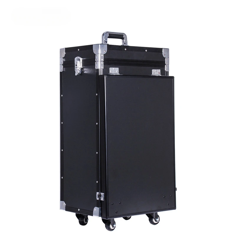 Maquiagem portátil Trolley Case, Multi-Kinetic Cosmetic Case, Bluetooth-Connectable, Artista