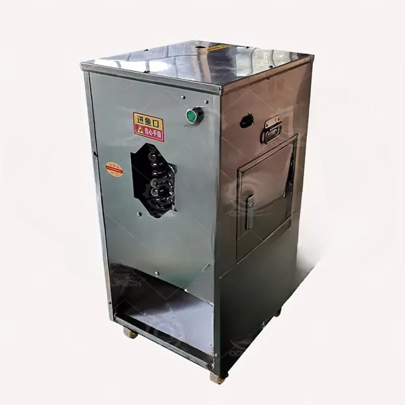 آلة تحجيم الأسماك الاحترافية 304 SS من الدرجة الغذائية للبيع المأكولات البحرية الصناعية