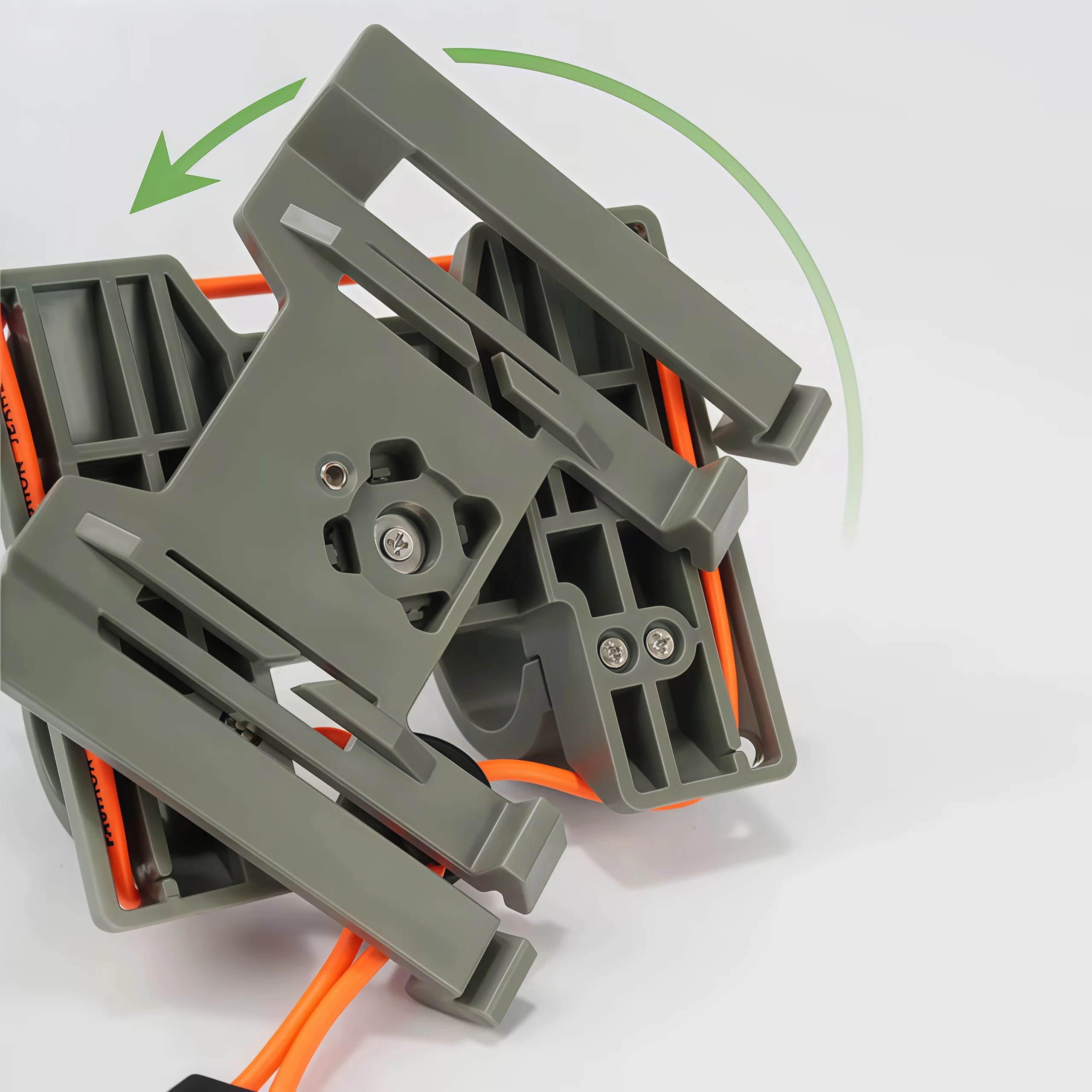 Suporte de Cinto para Celular DEUKIO para Uso Externo com Sistema de Trava Deslizante Mãos-Livres e Rotação 360° °   Rotação para Varas de Pesca com M
