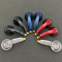 FENGRU DIY EMX500 Lite Flat Head Earbuds DIY Earphone HiFi Bass Earbuds DJ Earbuds Heavy Bass Sound Quality MMCX Interface MX500