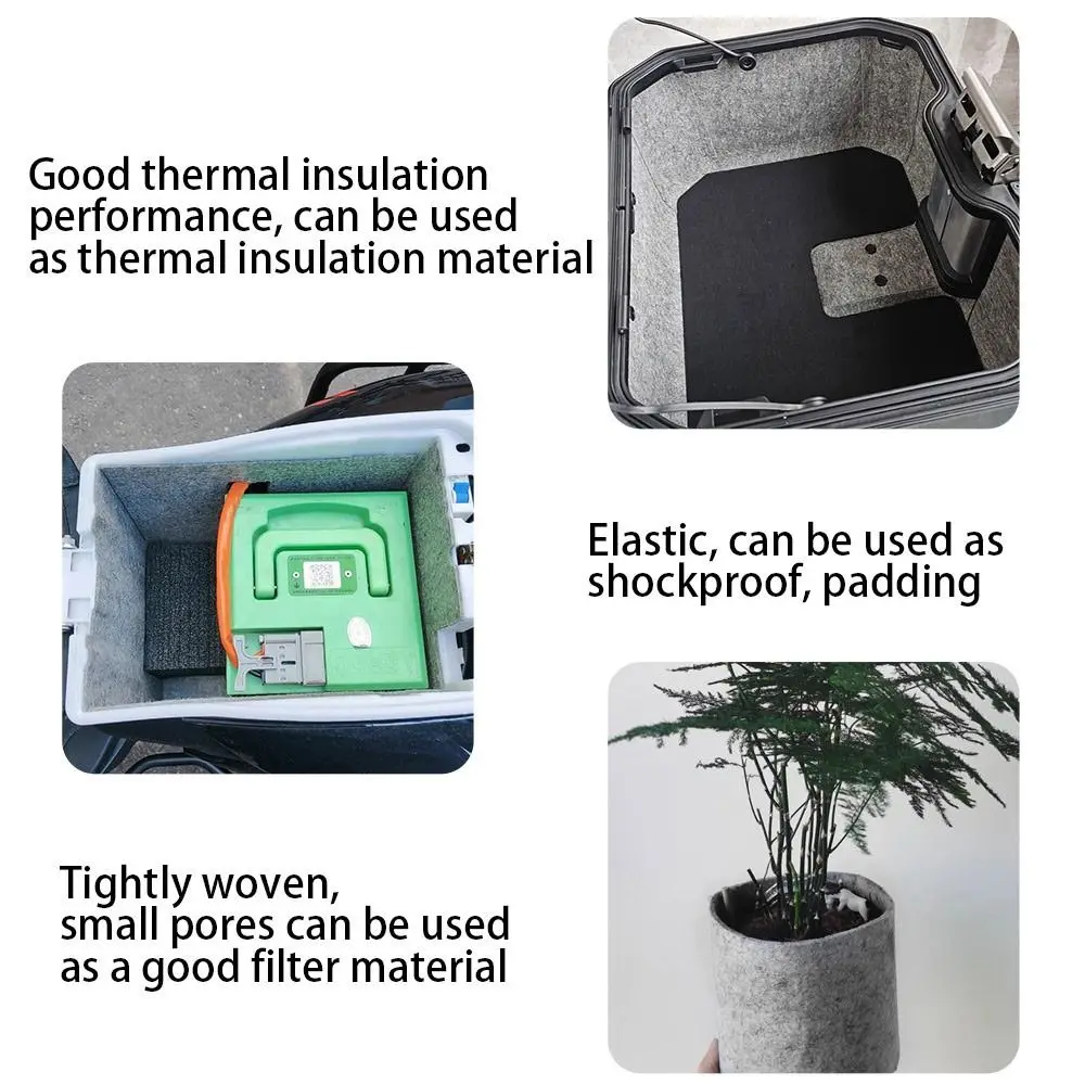Non-Woven Fabric Car Felt Cloth Self-adhesive Carpet 30x100cm/50X100cm High Temperature Resistant Anti-noise Felt DIY