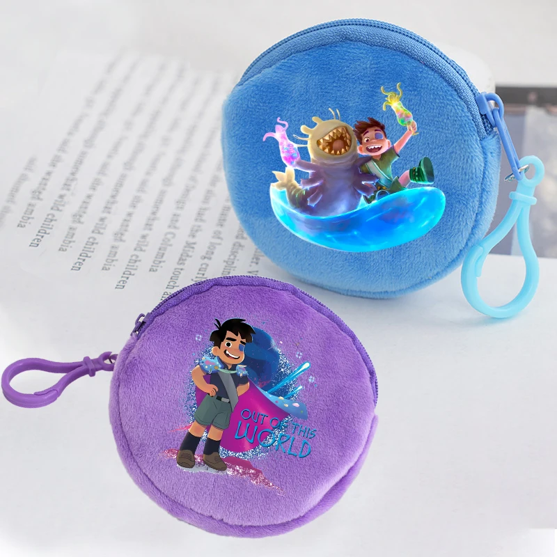 

New Elio Plush Coin Purse Disney Movies Kawaii Anime Figures Wallets Cute Cartoon Backpack Pendant Fun Earphone Bag Storage Bags