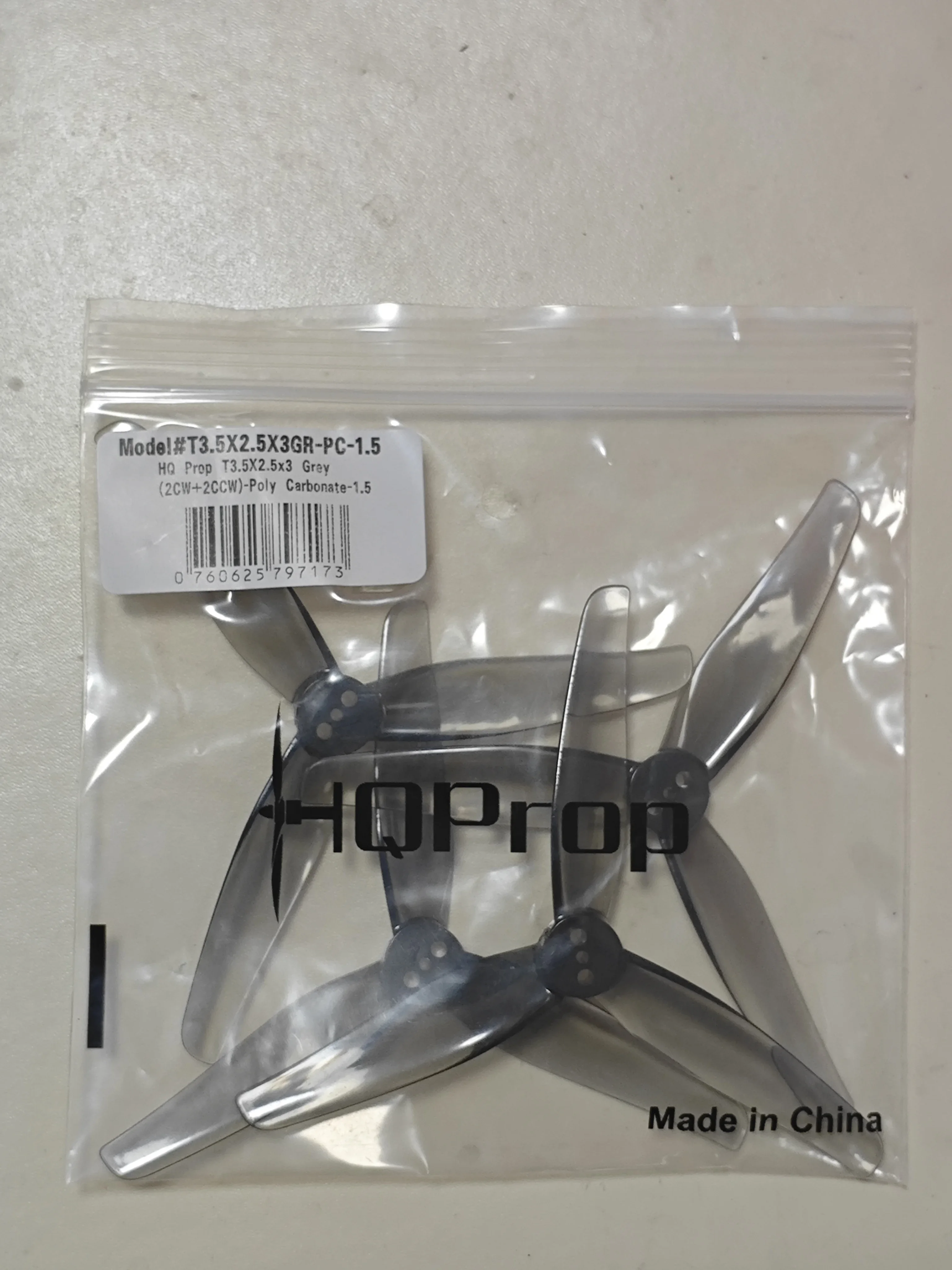 10Pairs HQProp T3.5X2.5X3 3.5inch Propeller 3525 1.5mm Shaft 3-Blade Props For iFlight iH3 RC DIY FPV Racing Drone HQ Prop thumbnail 5