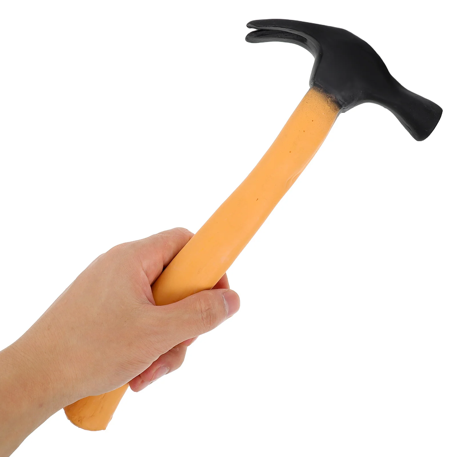 2 Pcs Simulated Rubber Hammer Funny Prank Toy Cosplay Fake Pranks Decoration Props