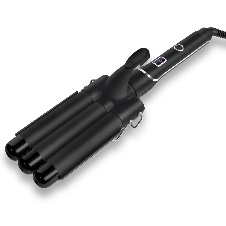 

Professional Digital Deep Hair Waver Triple Barrel Curling Iron Hair Crimper