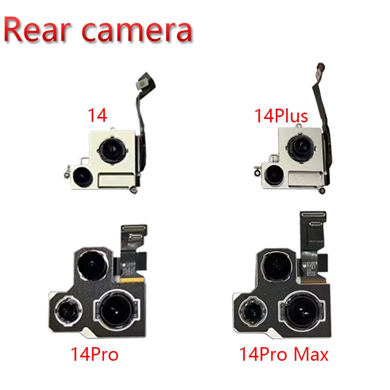 Rear Front Camera For iPhone 14 14 Pro Max 14 Mini 14 Plus front camera Replacement Test Back clear focus clear Parts