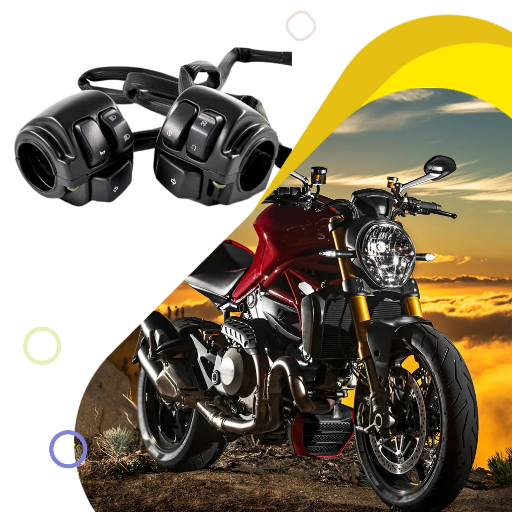 

1 пара переключателей для мотоциклов, детали руля, принадлежности для автотоцикла, поворот