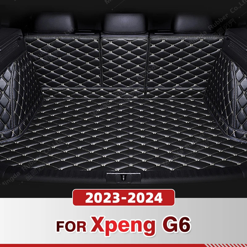 

Автоматический коврик для багажника с полным покрытием для Xpeng G6 2023-2024, чехол для багажника автомобиля, вкладыш для багажника, аксессуары для защиты салона