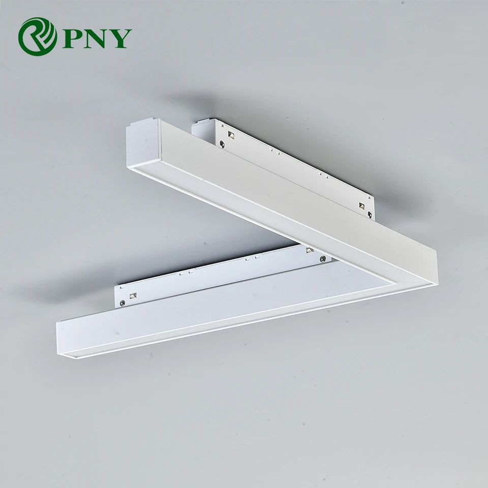 

White Magnetic Corner Floodlight 16W LED Magnetic Track Light 48V Tuya Zigbee Dimmable Smart Home Magnet Rail Lighting System