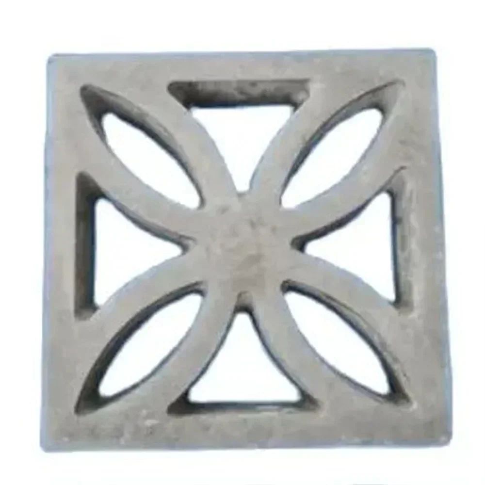 Antique Cement Flower Pane Mold Fence Wall Decoration Hollow Ventilation Flower Wall Brick Abrasive