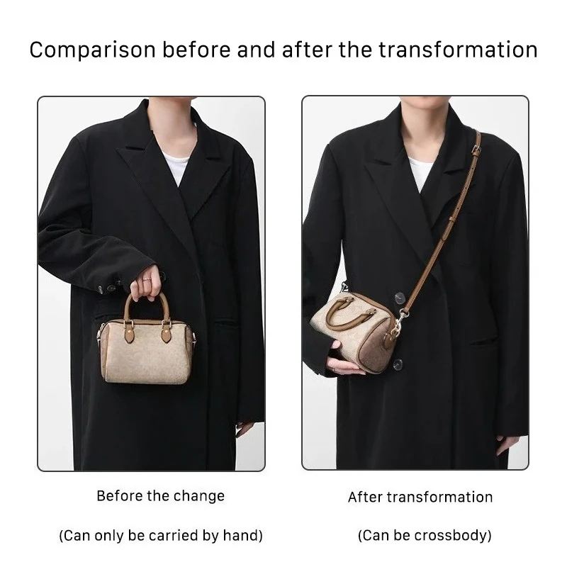 EverToner Leather Purse Strap Replacement Crossbody Handbag Long Adjustable Strap For ca-ch Rowan 18 Bag Accessories