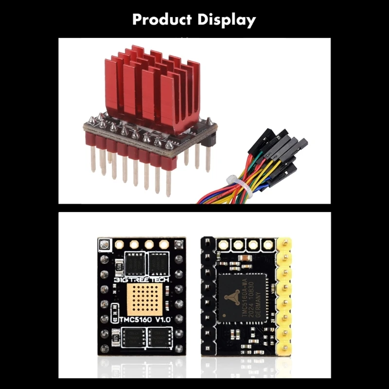 TMC5160T V1.0 HighPower Stepper Motor Driver Marlin2.0 256 Microstep 8V35V for 3D Printe