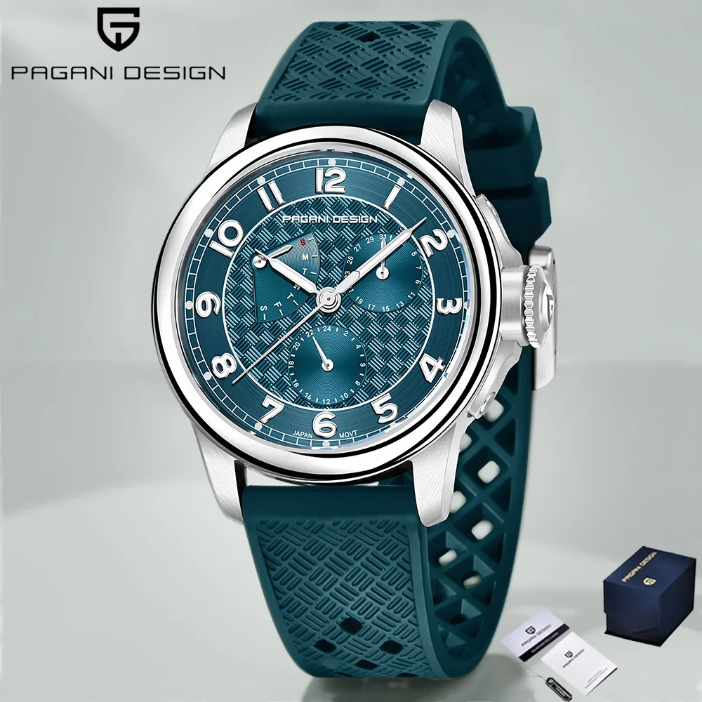 

PAGANI DESIGN New Men Watch Top Brand Quartz Watches For Men Sapphire Glass Chronograph 40mm Waterproof Clock Relogio Masculino