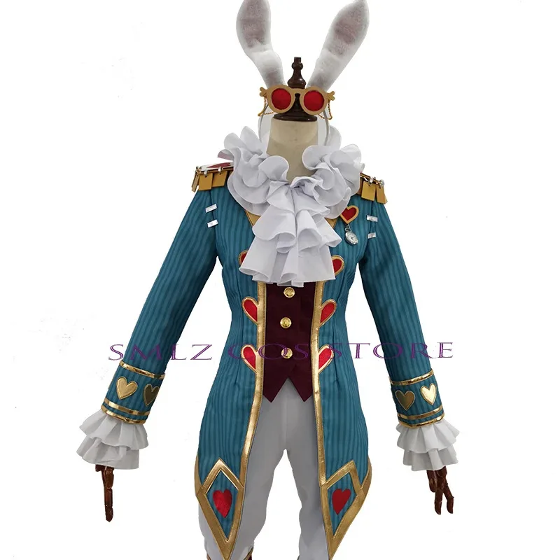 

2025 11 Identity Ⅴ Freddy Riley Lawyer White Rabbit Mr.Cosplay Costume Uniform Man Woman Lovely Adult Halloween Outf