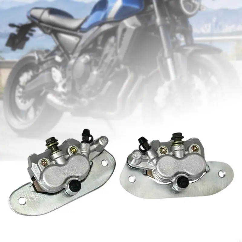 1XD-2580W-00-00 1XD-2580V-00-00 Rear Brake Caliper Set with Pads, Separate Left and Right Metal Assemblies with Two-Hole H9EE