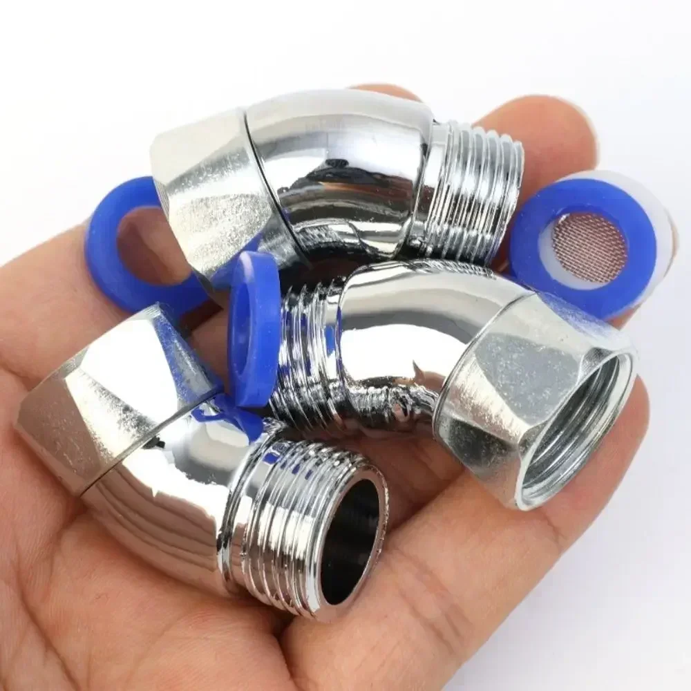 135 Degree 1/2-inch Elbow Showerhead Angle Adjuster Shower Angle Controller Shower Elbow Adapter Shower Arm Extension Connector