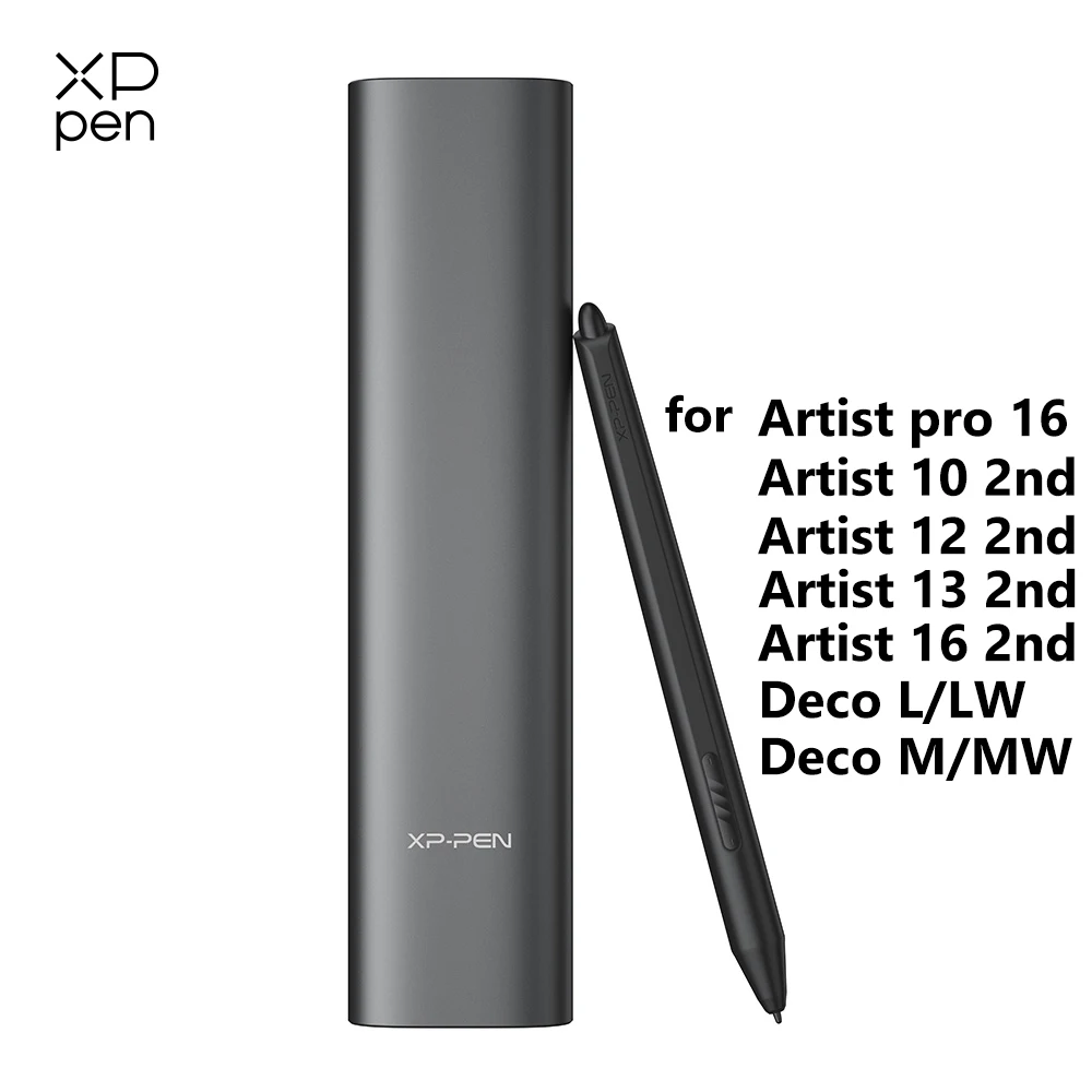 

XP-Pen X3 Battery-free Digital Stylus with 9 Replace Nibs Suit for Artist Series (2nd Gen),Deco L/ LW M/ MW,Artist Pro 16