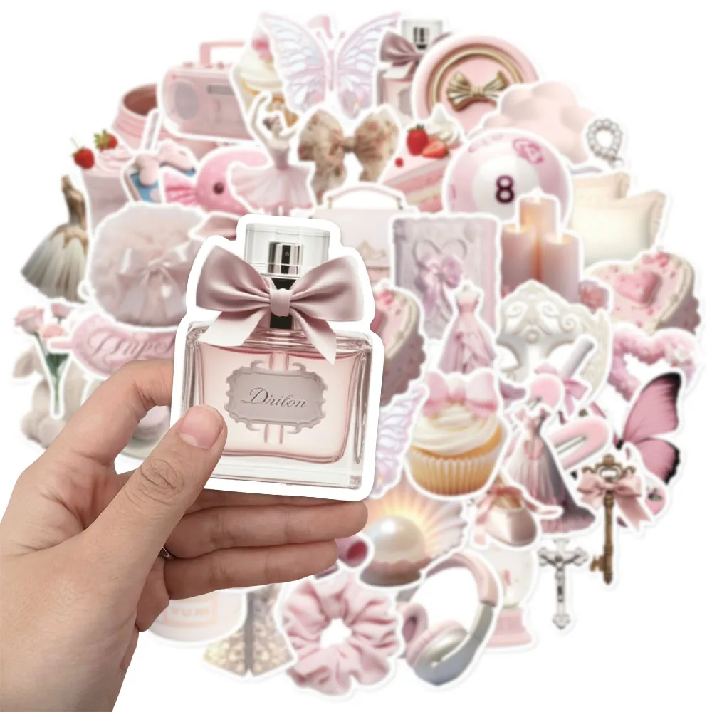 50PCS Ballet Girl Instagram Cartoon Stickers DIY Handmade Ledger Phone Case Postcard Water Cup Stickers