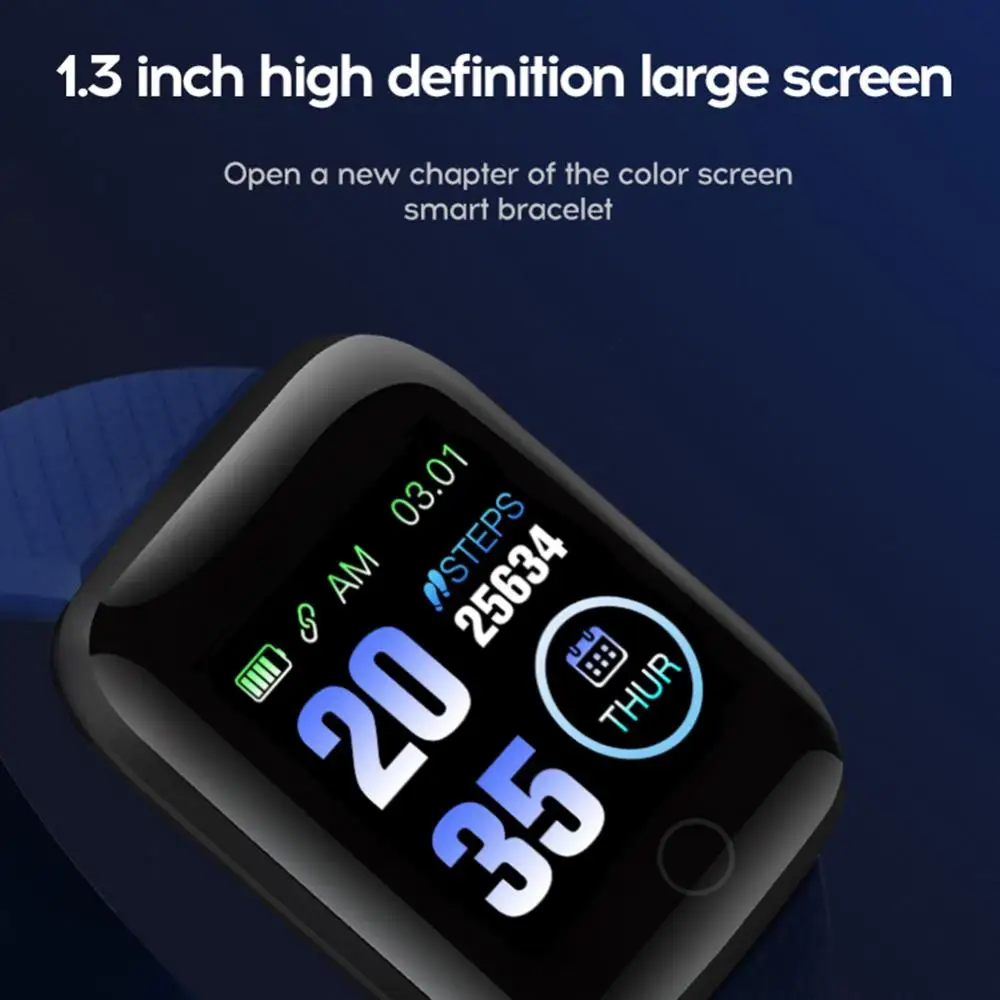 116PLUS спортивные наручные умные часы Bluetooth-совместимый умный Браслет для фитнеса