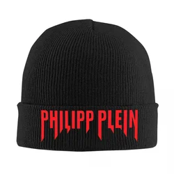 Philipps Pleining Bonnet Hats Knit Hat Men Women Unisex Casual Elastic Beanie Hats Winter Hippie Printed Cap