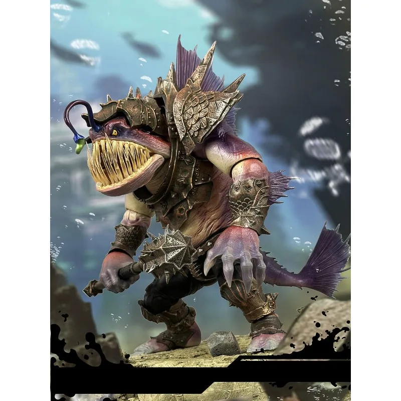FURY TOYS Fury Studio Oryginalny Demon Gór i Morza Record Lantern Fish 7-calowy Gotowy Produkt Ruchoma Figurka Model Zabawka