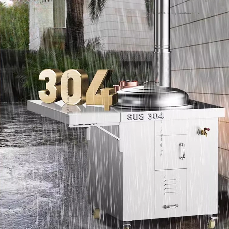 

Высококачественный гриль для барбекю из нержавеющей стали, обогреватели для патио, дымовые трубы, духовки, дровяные печи, скандинавское наружное отопление, Varmekilde FYPH