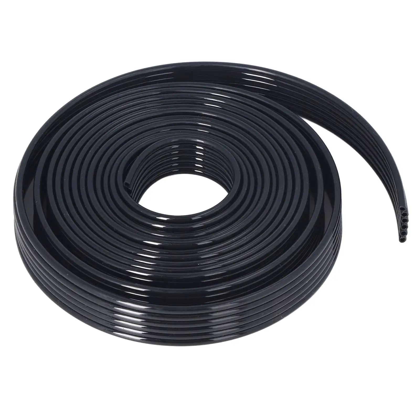 استبدال أنبوب حبر الطابعة بالأشعة فوق البنفسجية المرنة 6 خطوط من راتنج HTPE المضاد للشيخوخة باللون الأسود 3m لمعدات التصوير الفوتوغرافي