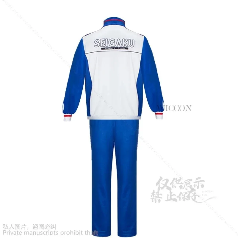 

a7d@Anime The Prince Of Tennis Costume Echizen Ryoma Cosplay Sportswear T-shirt Qingxue Team Uniform School Clothing Jacket Anim