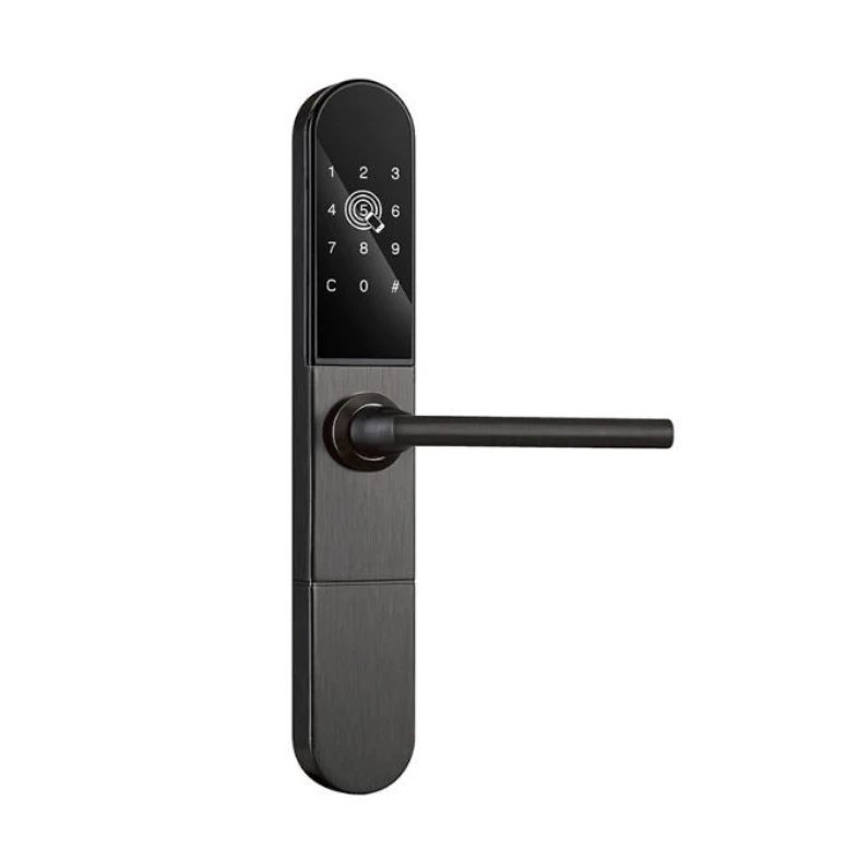 قفل باب ذكي WiFi مع رمز رقمي من سبائك الألومنيوم، أمان عالي للأبواب النحاسية #6