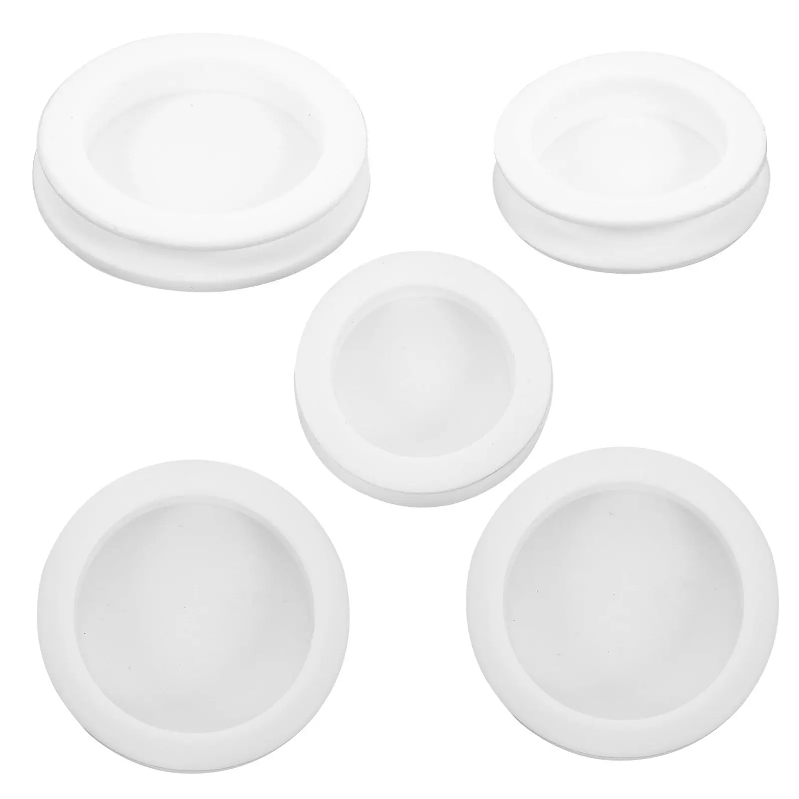 5Pcs Silicone Piggy Bank Hole Plugs Round Seal Replacement for Coin Jar Money Saving Box Silicone Plugs Plug Hole Cover