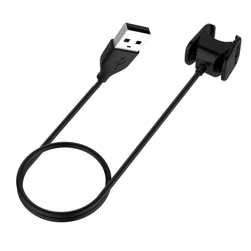 For Fitbit Charge 4 Charger USB Charging Cable Cord Clip Replacement 55CM/100CM Charger Cradle Dock For Fitbit Charge3 Parts