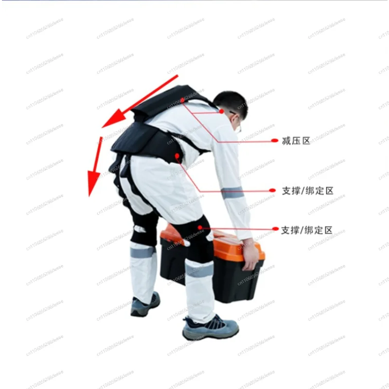 

Elastic waist exoskeleton shields spine, avoids back sprain, rectifies posture.