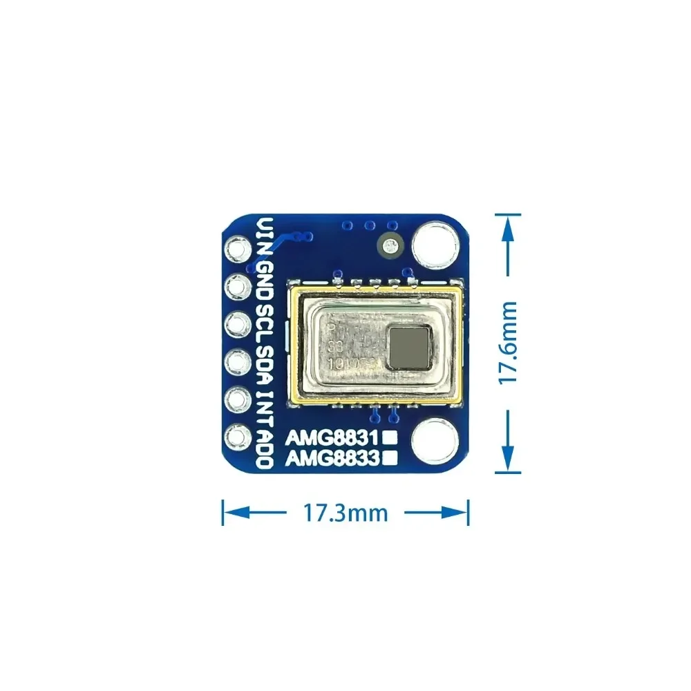 Imagem -03 - Câmera Infravermelha Thermal Imager Matriz Módulo Sensor de Temperatura ir 8*8 Mlx90640 32*24 Mlx90640bab Mlx90640baa Amg8833