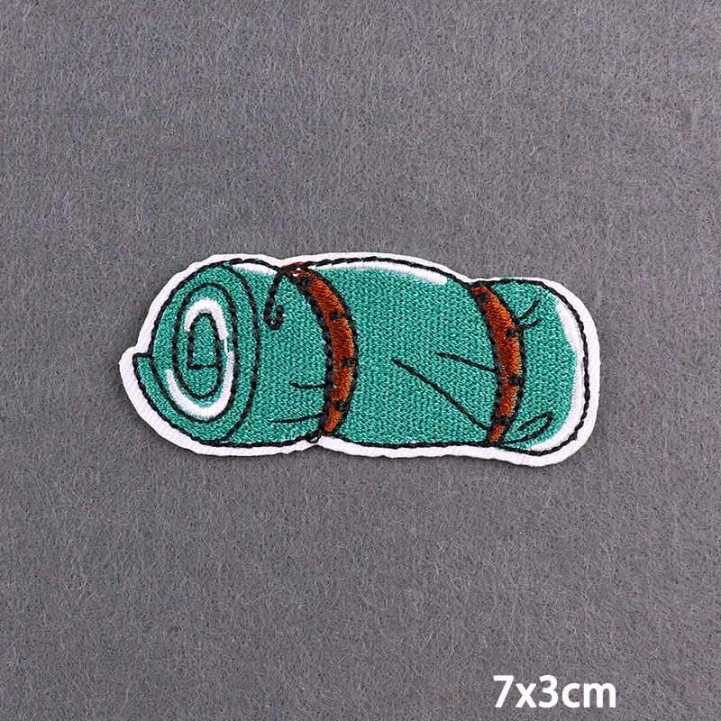 Outdoor-Abenteuer Aufbügelbare Stickerei-Patches für Kleidung, Wandern, Camping, Hochwertige Thermoadhäsive Aufnäher für Kleidung – Detail 14
