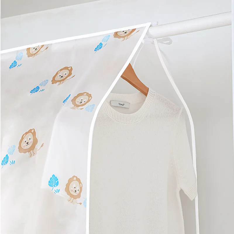 Transparent Clothing Dustproof Cover Dress Clothes Garment Covers Hanging Organizer Waterproof Jacket Coat Dustproof Protector