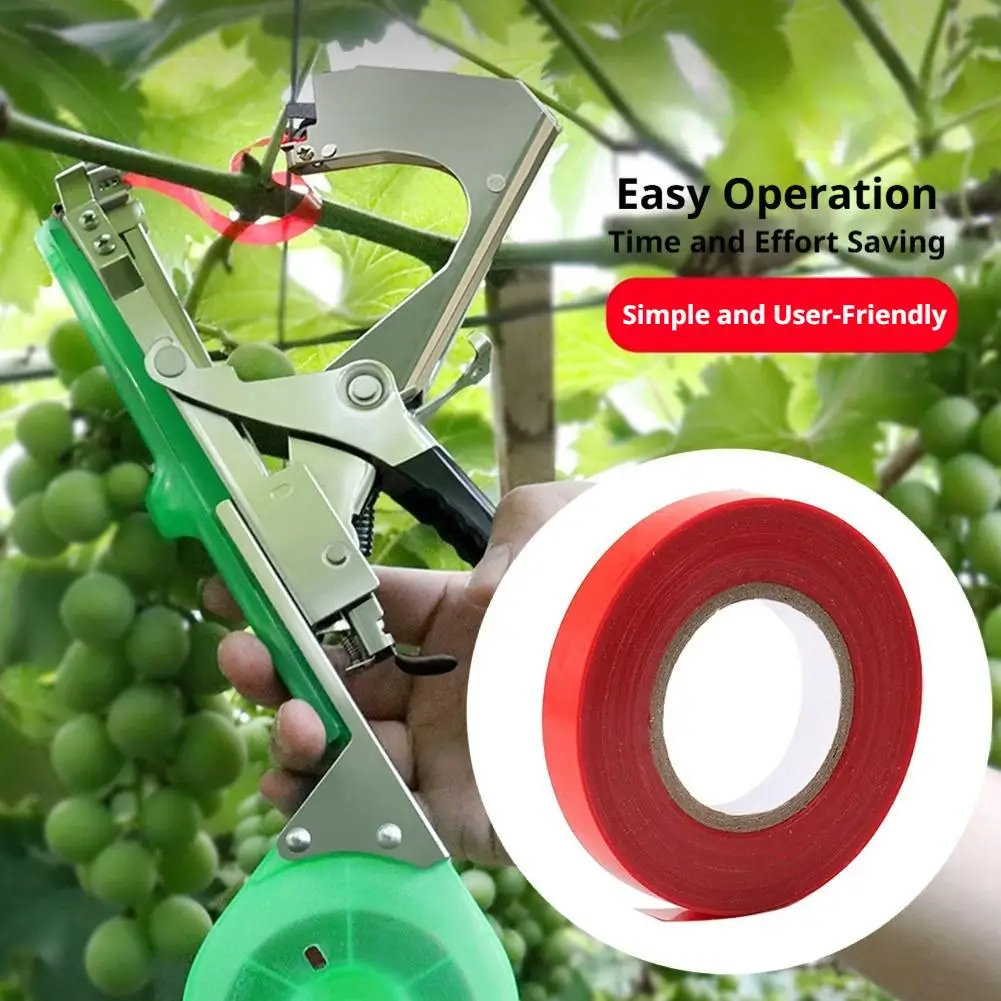 Plant Tying Machine Tape Garden Tapetool Refills PVC Binding Ribbon for Tomato Grape Vine Vegetables Branch Support