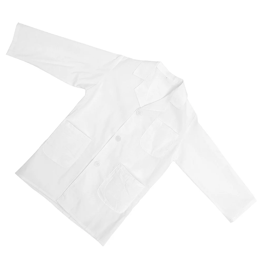 

Doctor Lab Coat Costume for Halloween Scientist Role Play Disposable Suit Childrens Bulk