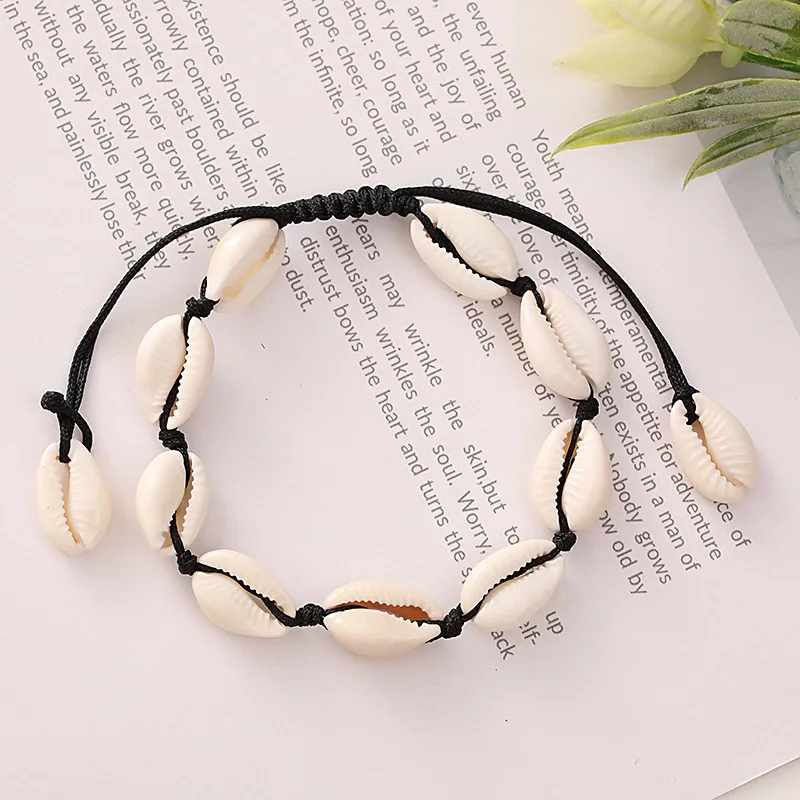 Boho Shell Rope Bracelet for Couples, Romantic Gift