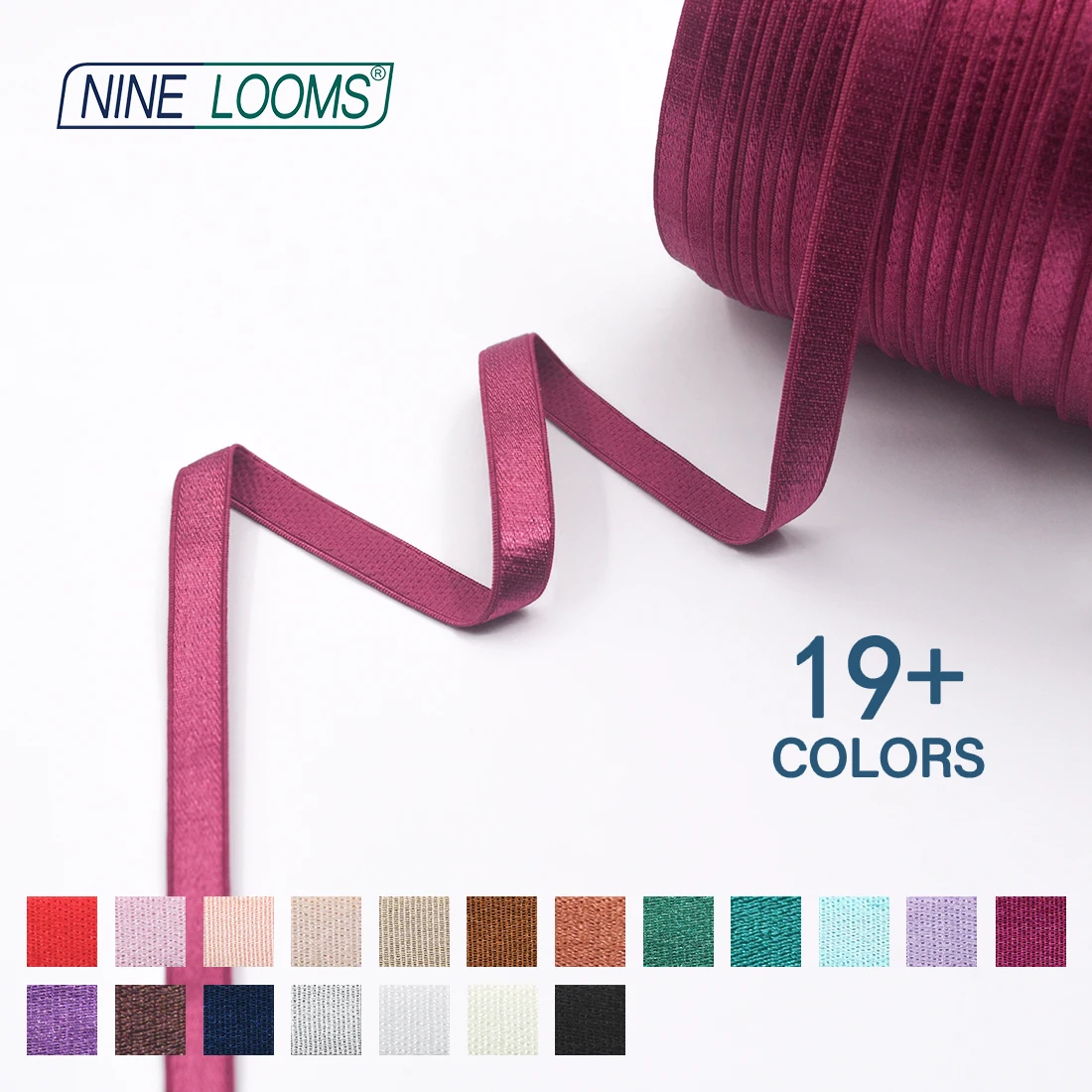 NINE LOOMS Bra Strap Elastics Band 3/8\